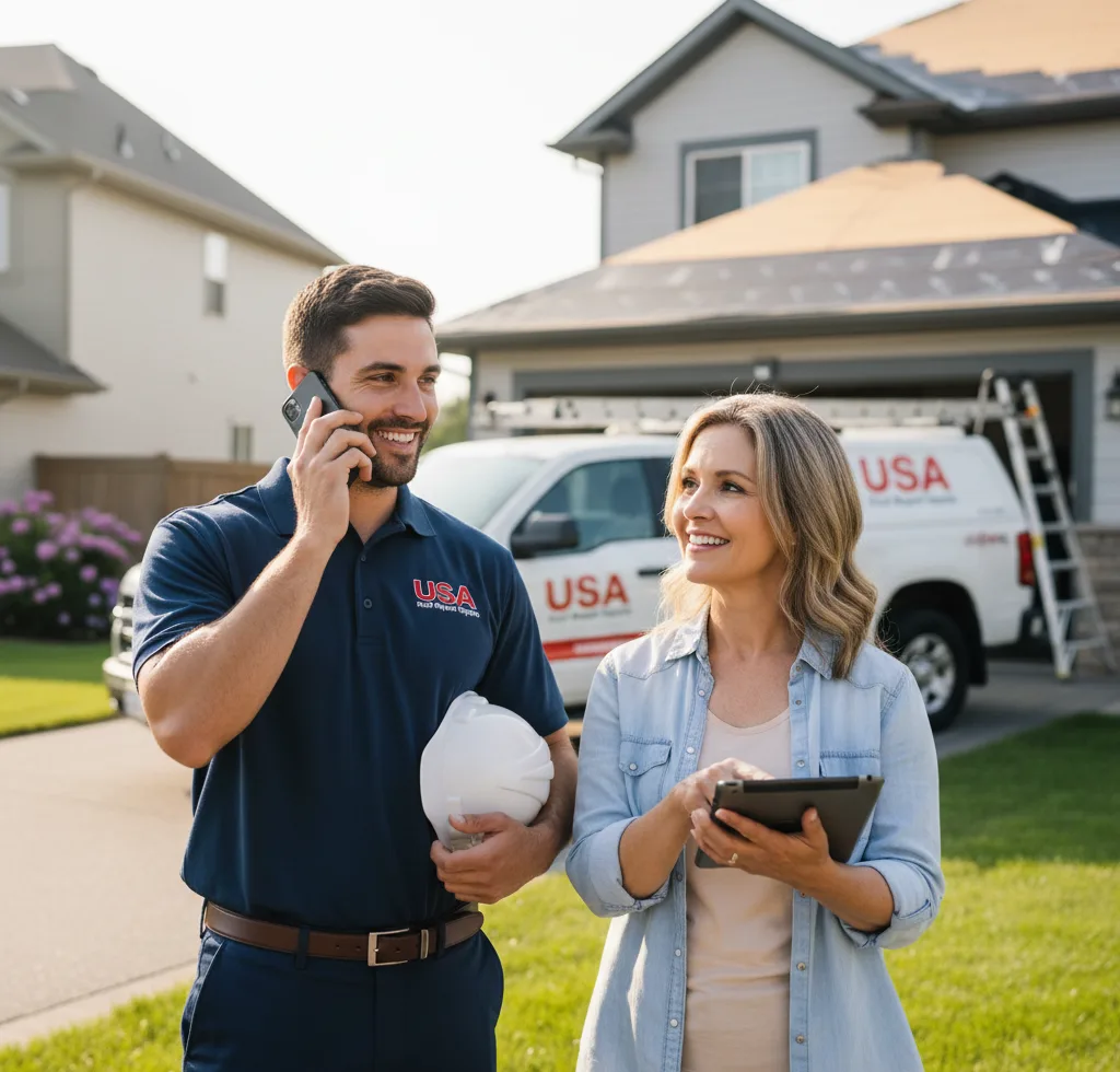 USA Roof Repair Experts customer support in Teutopolis